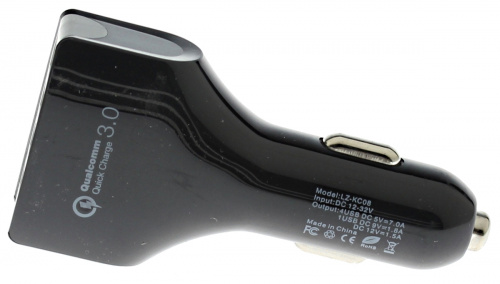 Блок питания авто 5v (3А+2А+1А+1А), 9v/1,8A, 12v/1.5A вых: 4х USB A гн.Quick charge Qualcomm