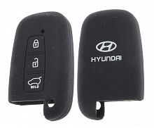 Чехол брелока  Hyundai   KB-L059 (3-кнопки)Smart Elantra,Sonata(черный