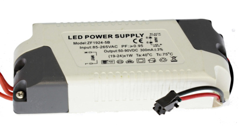 Драйвер светодиодный 300мА 50-90V 24W ZF-AC LD29  фото 2