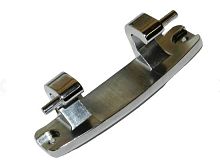 Петля люка стиральной машины, для Haier, L134мм, хром., 0020101300B