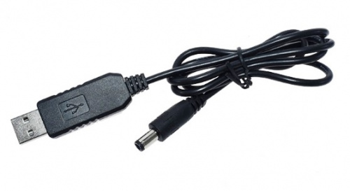 Преобразователь DC-DC повышающий USB 5v на 9v 1A, шнур 1м., штекер 5,5/2,1мм.