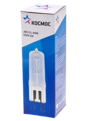 Лампа G9 40w 230v JCD CL КОСМОС фото 2