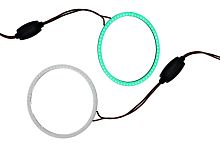 Кольцо LED 80мм (12-24V), при 12в-290ма, ЗЕЛЕНОЕ, цена за 1 шт., в блистере- 2шт.