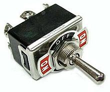 Тумблер ON-OFF-ON 6P винт 6A 250v  KN3(C)-203 on-off-on