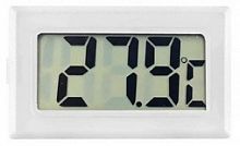 Термометр цифровой на ж/к, под батарейки 2 х G13, -50...+70 С,  белый  