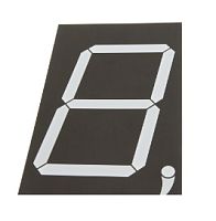 Индикатор светодиодный 7 сегментов 180x108x16мм GNS-50011BD-11 красный