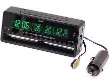 Часы автомобильные, (температура, будильник, вольтметр), VST7010V
