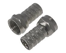 Разъем F под RG6 с резиновым уплотнителем