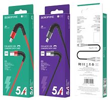 Шнур USB A штекер - microUSB штекер 1м 5A нейлон Borofone BX32