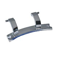 Петля люка стиральной машины, для Haier, L140мм, хром., 0020101318
