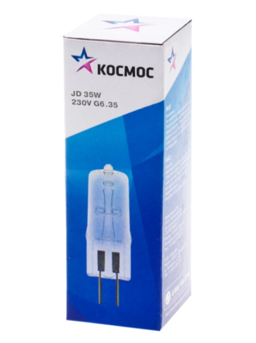 Лампа G6.35 35W 230v  КОСМОС JD фото 2