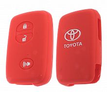 Чехол брелока Toyota  KB-L035 (3-кнопки) Landcruiser  Smart(Красный)
