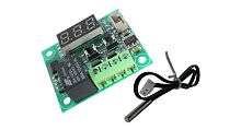 Термостат - регулятор температуры W1209, W1219, -50...+110 C , 12v 10A , LED индикатор температуры красный