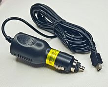 Шнур Прикуривателя штекер - mini USB 3,5м 2А (АЗУ  для видеорегистратора)