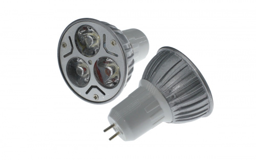 Лампа GU5.3 MR16 3W 3000К Прозрачная 220V