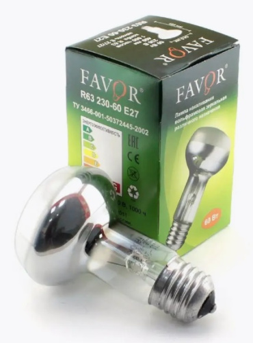 Лампа E27 R63 60w зеркальная Favor