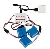 Переходник кабель для зарядки RC игрушек SM-4P штекер - XH 2.54 гнездо, 7.4v 