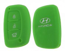 Чехол брелока  Hyundai   KB-L053 (3-кнопки)  SMART (Зеленый)
