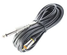 Шнур 6,3 штекер - RCA штекер 10,0м