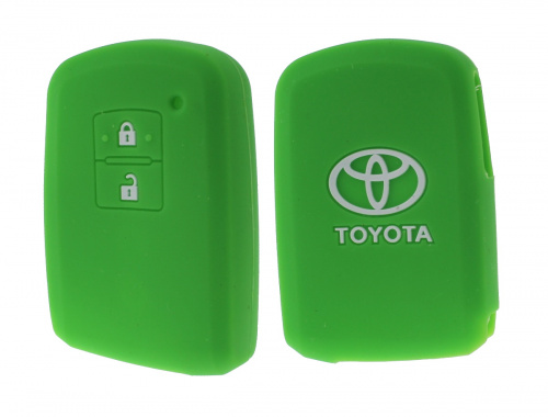 Чехол брелока Toyota  KB-L020 (2-кнопки в ряд)(З) New Camry  Smart