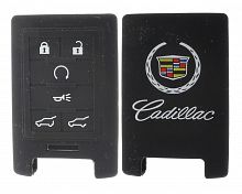 Чехол брелока Cadillac  KB-L095 (6-кнопки) SMART(Ч)