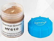Теплопроводная паста Halnziye HY610 10гр. в банке, 3,05  W/m*K