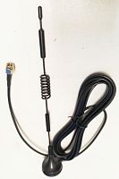 GSM Антенна 800-2700 MHz, усиление 5 Db, 21см., на магнитной подставке, SMA разъем штекер, шнур 2 метра