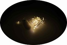 Гирлянда нить белая теплая 2м. LED-20, на батарейках 2*2032