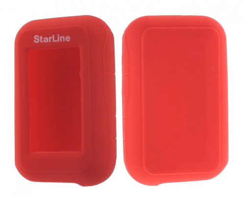 Чехол брелока StarLine E60/E90 силикон/красный