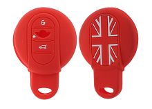 Чехол брелока Mini Cooper  KB-L000 (3-кнопки в ряд)(К) SMART
