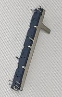 Резистор переменный движковый 100 кОм стерео 75х8х8 мм (линейность В)