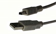 Шнур mini USB(5-pin) штекер - USB A штекер 1,5м DAYTON 16-0011D (черный)