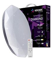 Светильник светодиодный PREMIUM DIAMOND 75w 220v 3000-6500K 6000Lm IP40 500х90мм Космос KSDiam75W