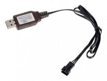 ЗУ для Li-Ion, Li-Pol Ni-MH 6,4v аккумулятора, разъем SM-3P 3-pin, вх USB 5v 1-2A, вых.7,4v 800ма.