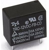Реле 12vDC 5А 240VAC TRC-12VDC-FB-CD 1 группа переключающихся контактов