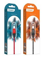 Шнур USB A штекер - Type-C штекер 3м 3,2A Kakusiga KSC-331