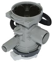 Насос стиральной машины, 20W, на 4-ех защелках, 26V, для LG, EAU64082902, в сборе