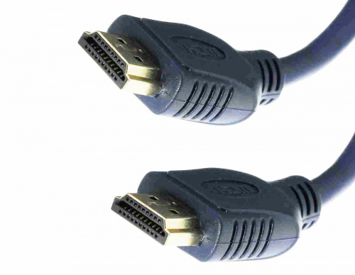 Шнур HDMI штекер - HDMI штекер 2м пластик GOLD фильтр D5.8мм v2.0b  PREMIER 5-818