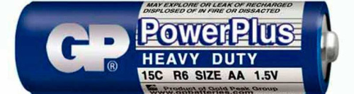 Батарейка GP R6
Данные солевые батарейки АА предназначены для использования в приборах с низким энергопотреблением, например, пульты ДУ, комнатные часы.
Данный элемент питания может иметь маркировку: LR6, АА, 15S, 15G, 15D, 316. фото 3 Батарейка GP R6 фото 3