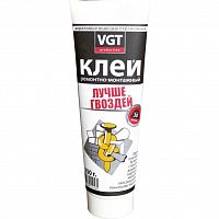 Клей ВГТ унив.рем/монт прозрачный 0,25 kg (туба)