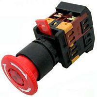 Кнопка ON-OFF/OFF-ON 2 x 2P (винт) 380v 50mOm IP40 (3SA12-22E-11ZS) 