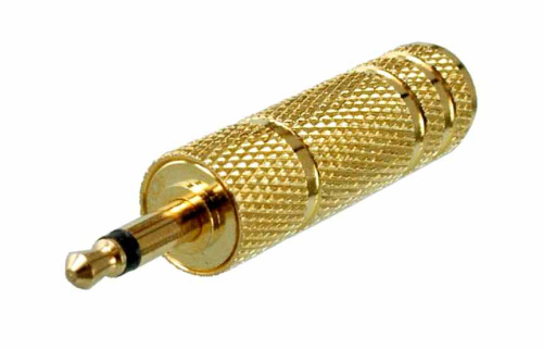 Переходник 3,5 шт. - 6,3 гн.моно GOLD фото 2