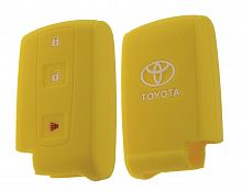 Чехол брелока Toyota  KB-L000 (3-кнопки в ряд)(Ж)Smart
