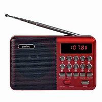 Приемник PALM FM+ 87.5-108МГц/ MP3/ питание USB или 18650 (i90-BL) PF_A4871 красный