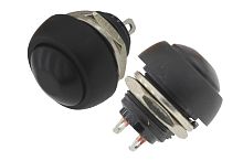 Кнопка PBS-33B OFF-(ON) круглая черная