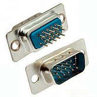 Разъем DIN 15 pin 3 ряда штекер (Разъем DHB-15M) 56282