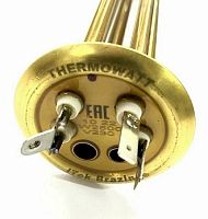 ТЭН водонагревателя, 2500W, фланец 64мм, RF, медь, под анод M4, клеммы + под винт, 3174149, PREMIUM