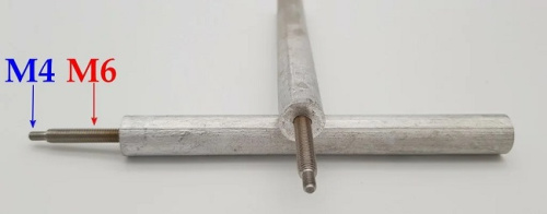 Анод, M4*7/M6*30/16*150мм, магниевый универсальный