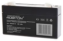 Аккумулятор 6 V  1,3 Ah ROBITON свинцовый 97х24х52мм 290г 