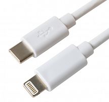 Шнур USB TYPE-C штекер - AppleLightning 8pin 45w 1м белый  ROBITON P23